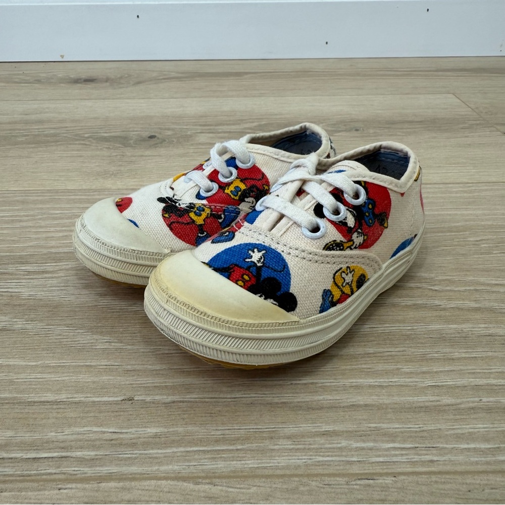 Gold Seal X Mickey Mouse Vintage Canvas Sneakers